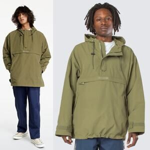 Converse x Kim Jones Oversized Dry Feel Water Resistant Anorak Parka Olive Green
